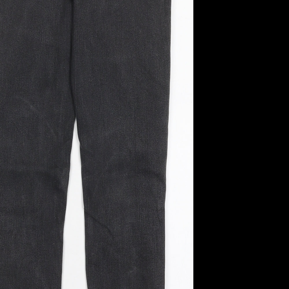 C&A Womens Grey  Cotton Skinny Jeans Size 12 L28.5 in Regular Button