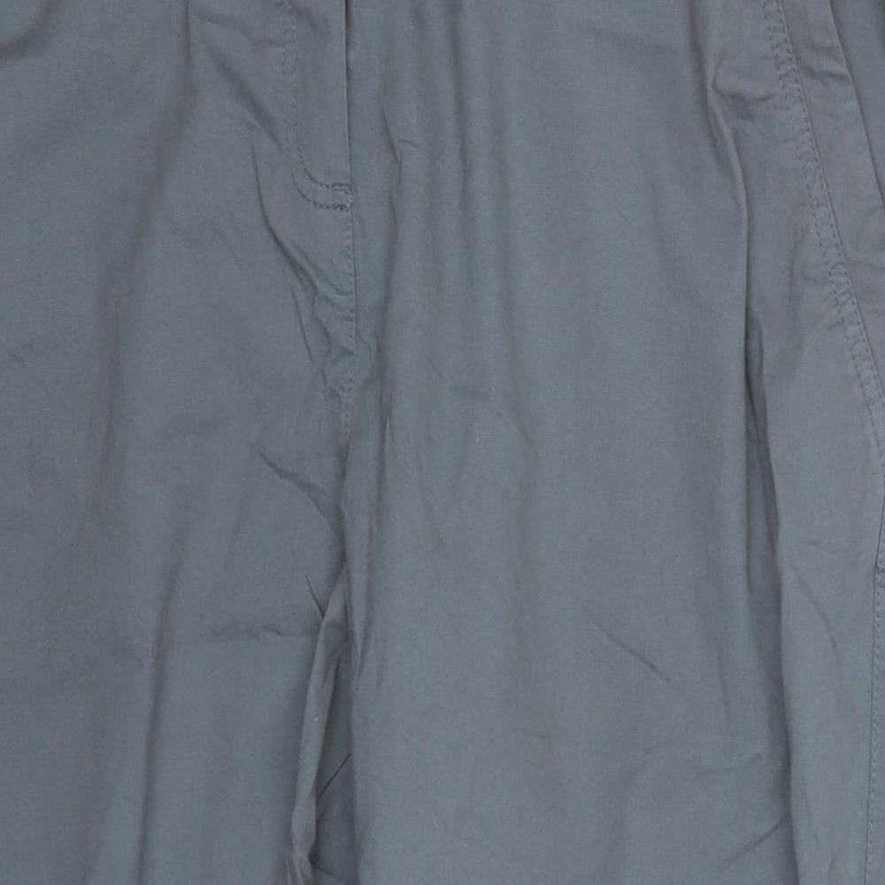 George Womens Blue  Cotton Cropped Trousers Size 20 L22 in Regular