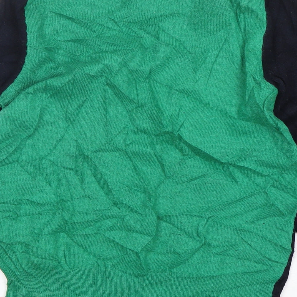 J Crew Womens Multicoloured Round Neck  Wool Pullover Jumper Size XS