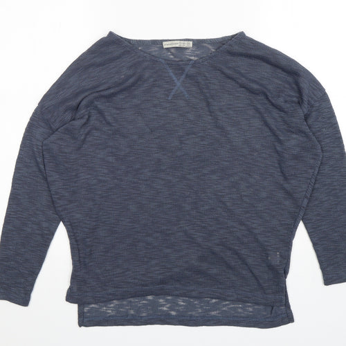 Atmosphere  Womens Blue Round Neck  Polyester Pullover Jumper Size 12
