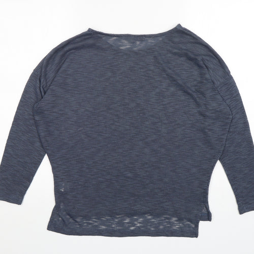 Atmosphere  Womens Blue Round Neck  Polyester Pullover Jumper Size 12
