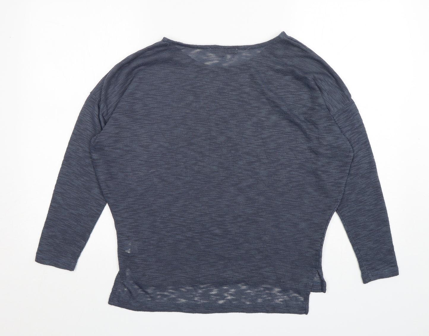 Atmosphere  Womens Blue Round Neck  Polyester Pullover Jumper Size 12
