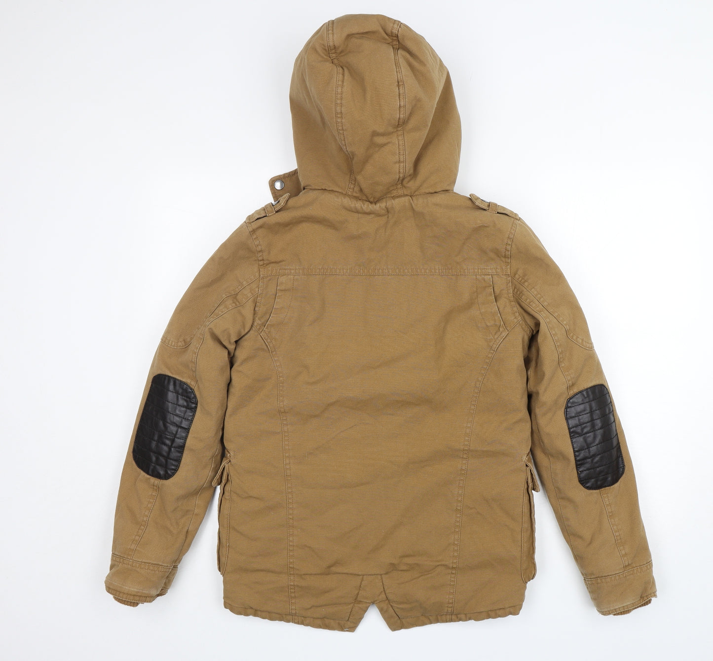 Brit Island  Boys Brown   Parka Coat Size 11-12 Years