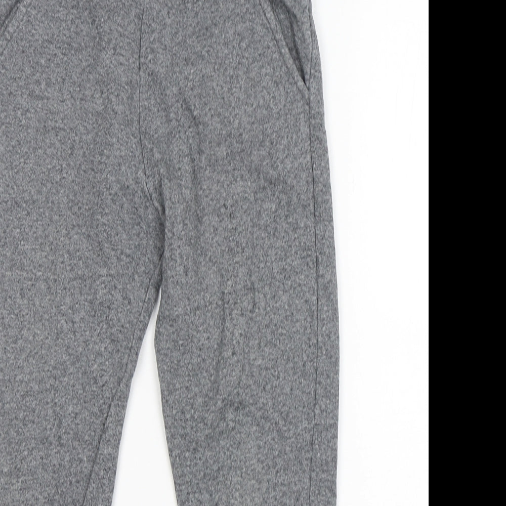 M&S Boys Grey  Cotton Sweatpants Trousers Size 9 Years  Regular