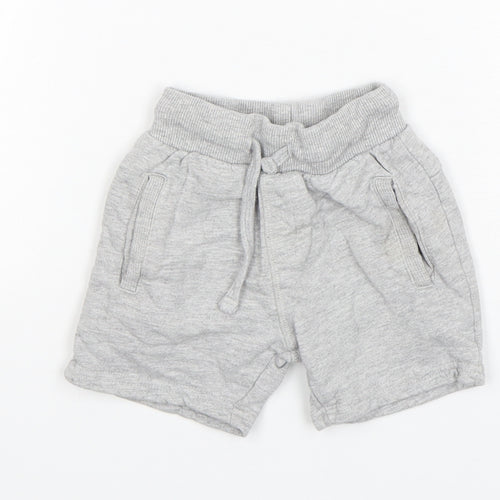 Very Boys Grey  Cotton Sweatpants Trousers Size 12-18 Months