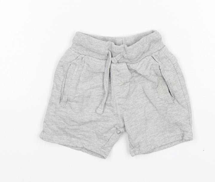 Very Boys Grey  Cotton Sweatpants Trousers Size 12-18 Months