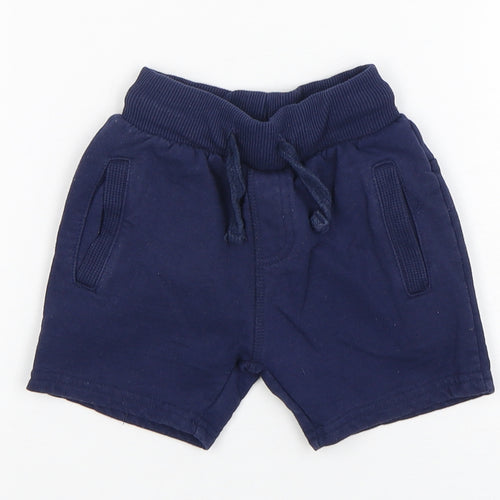 Very Boys Blue  Cotton Sweatpants Trousers Size 12-18 Months   - Shorts