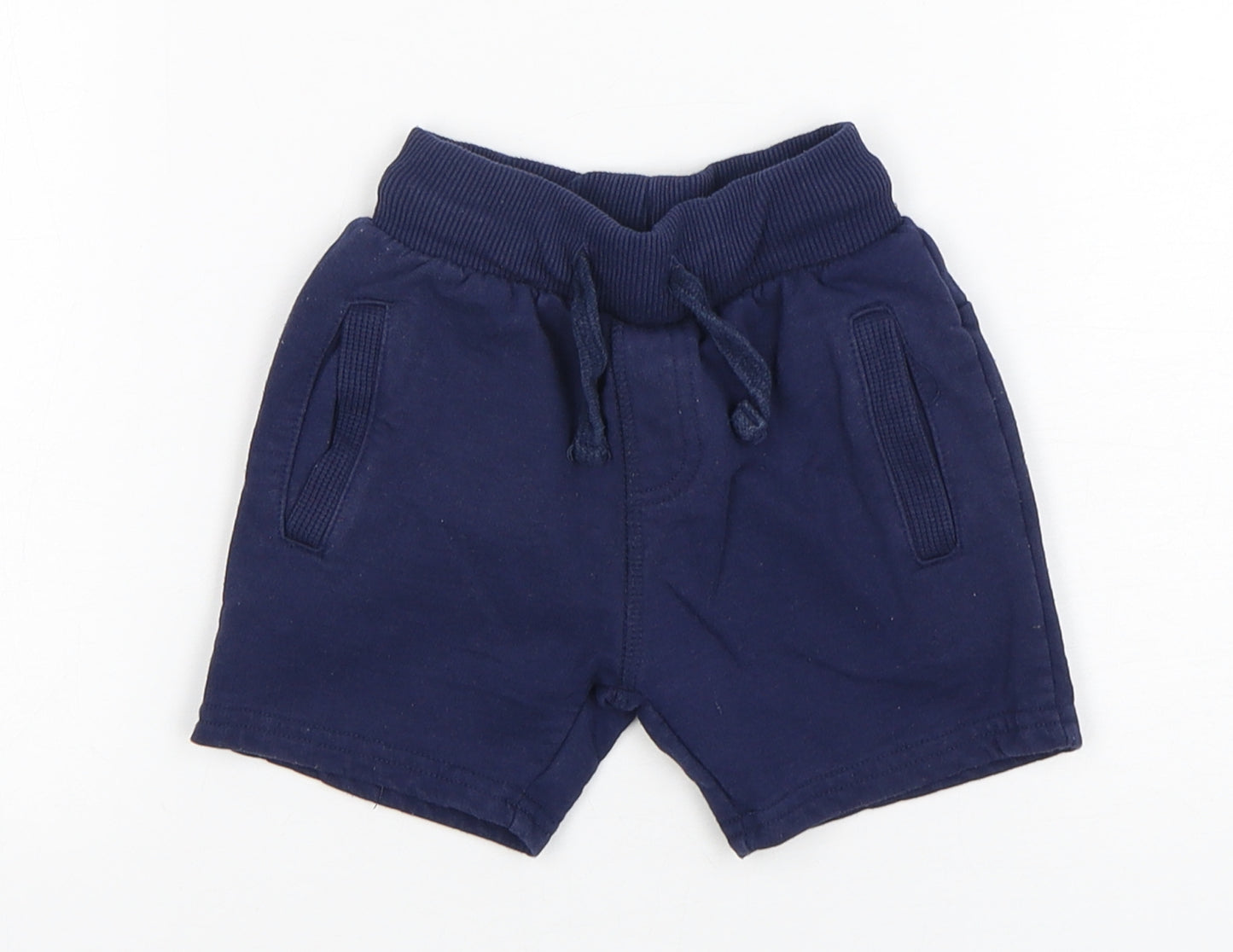 Very Boys Blue  Cotton Sweatpants Trousers Size 12-18 Months   - Shorts