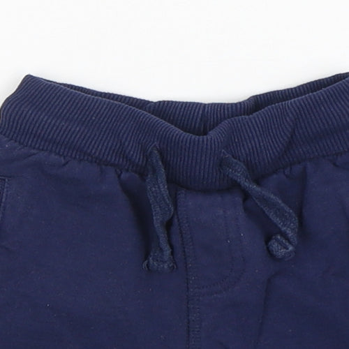 Very Boys Blue  Cotton Sweatpants Trousers Size 12-18 Months   - Shorts