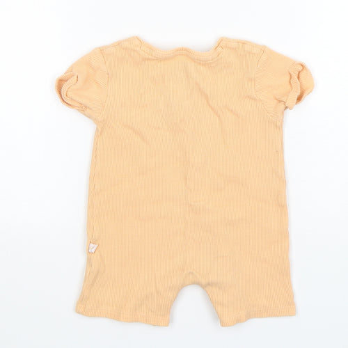 Primark Boys Orange  Cotton Romper One-Piece Size 12-18 Months
