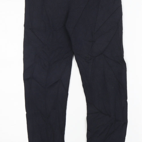 H&M Womens Blue  Viscose Jogger Leggings Size 8 L29 in