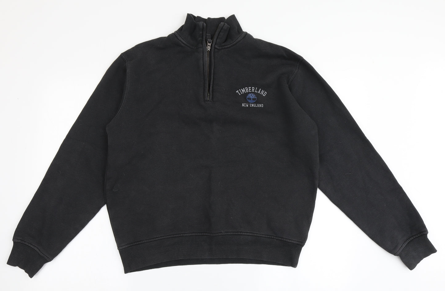 Timberland Mens Black  Cotton Pullover Sweatshirt Size M