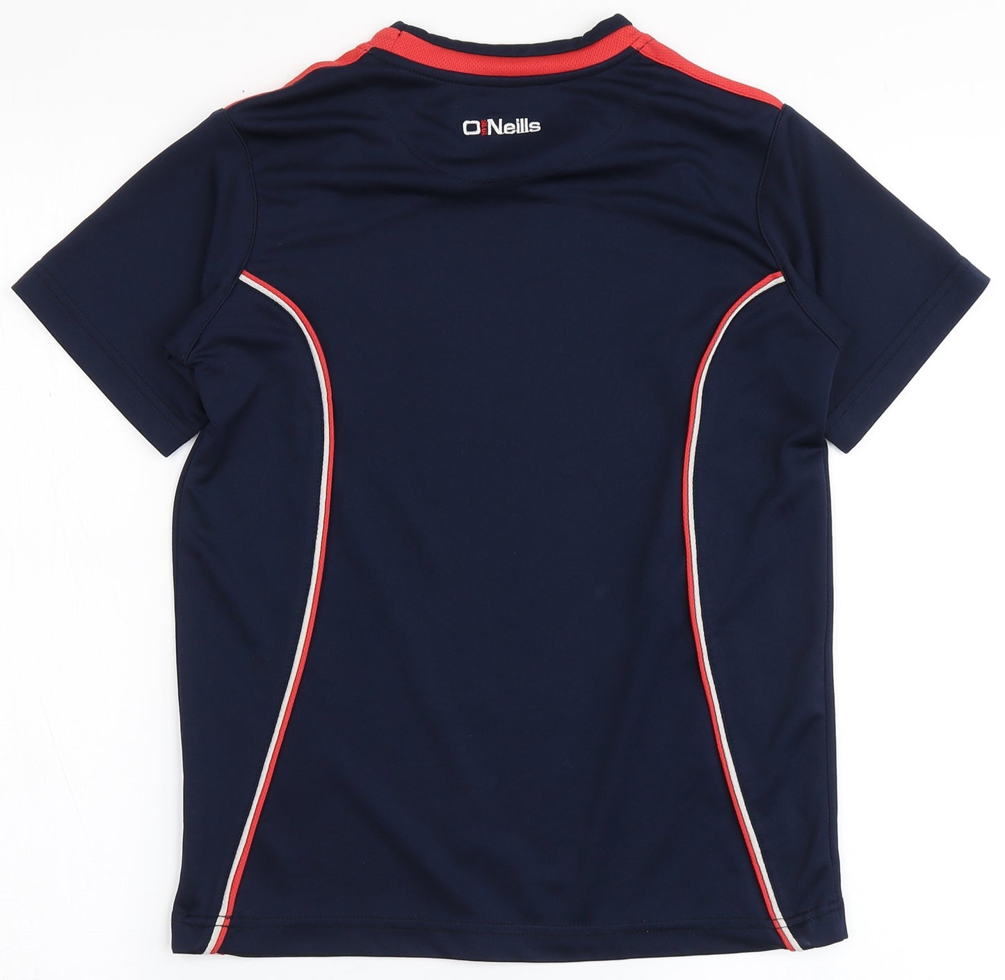 O'Neills Boys Blue  Polyester Basic T-Shirt Size 10-11 Years Round Neck