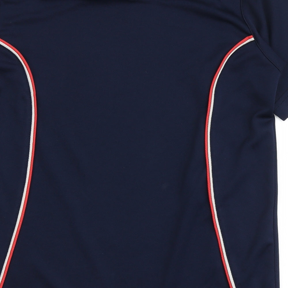 O'Neills Boys Blue  Polyester Basic T-Shirt Size 10-11 Years Round Neck