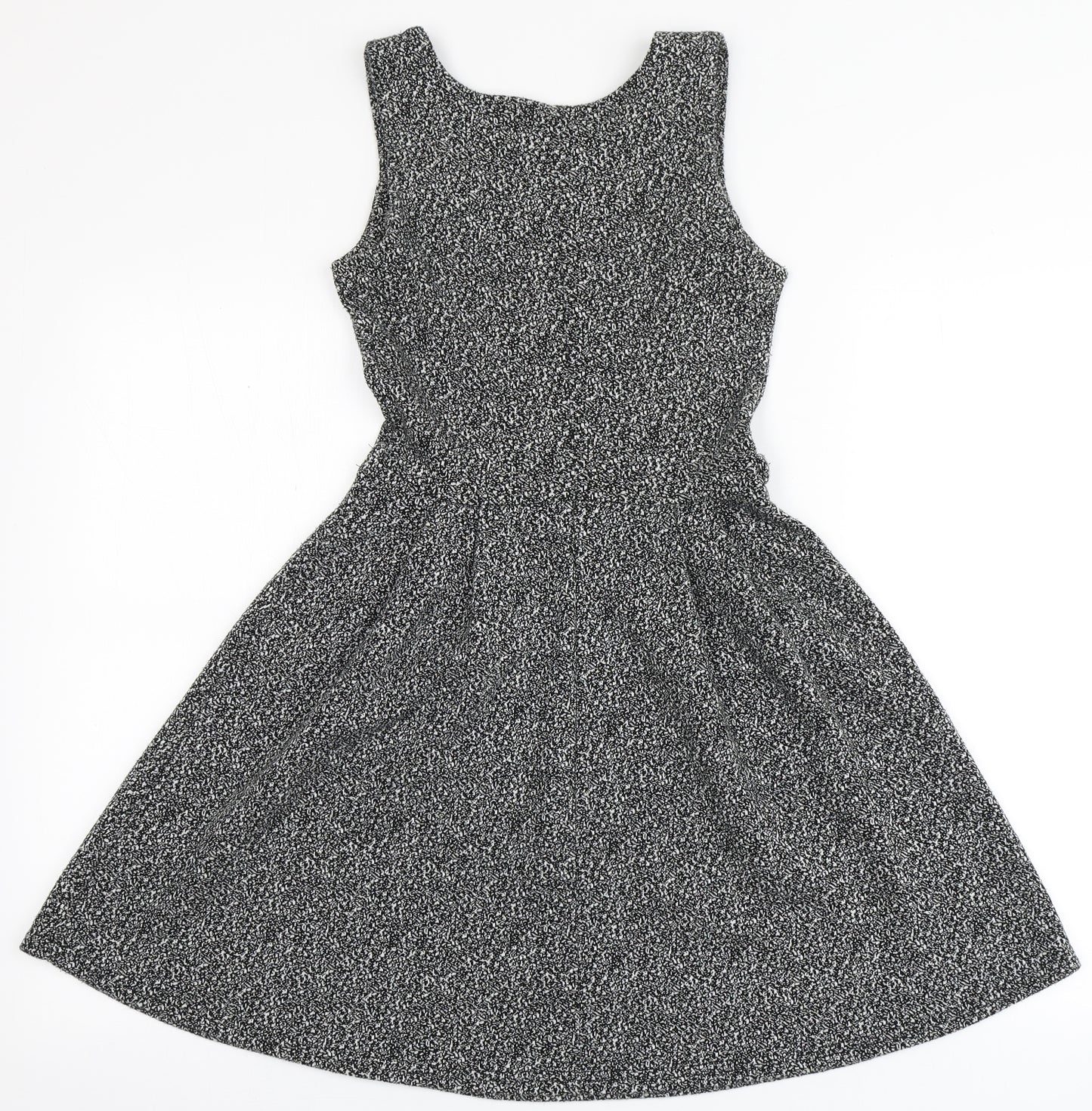 Atmosphere Womens Black  Acrylic A-Line  Size 8  Round Neck