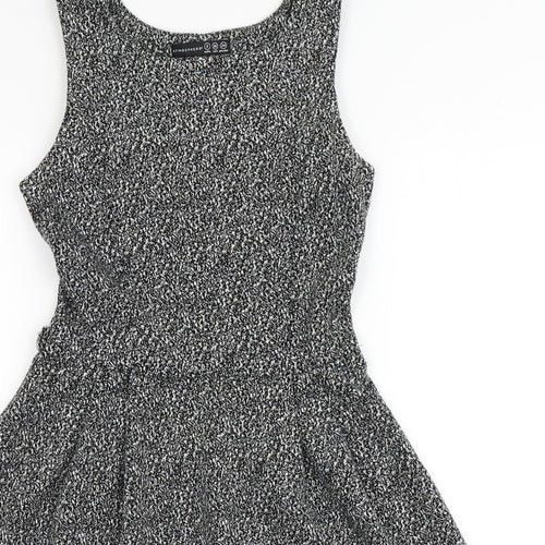 Atmosphere Womens Black  Acrylic A-Line  Size 8  Round Neck