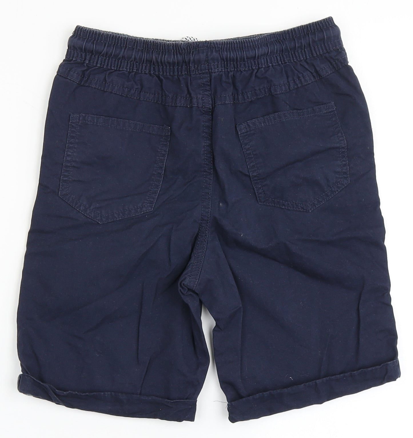 PEP&CO Boys Blue  100% Cotton Bermuda Shorts Size 11-12 Years  Regular Drawstring