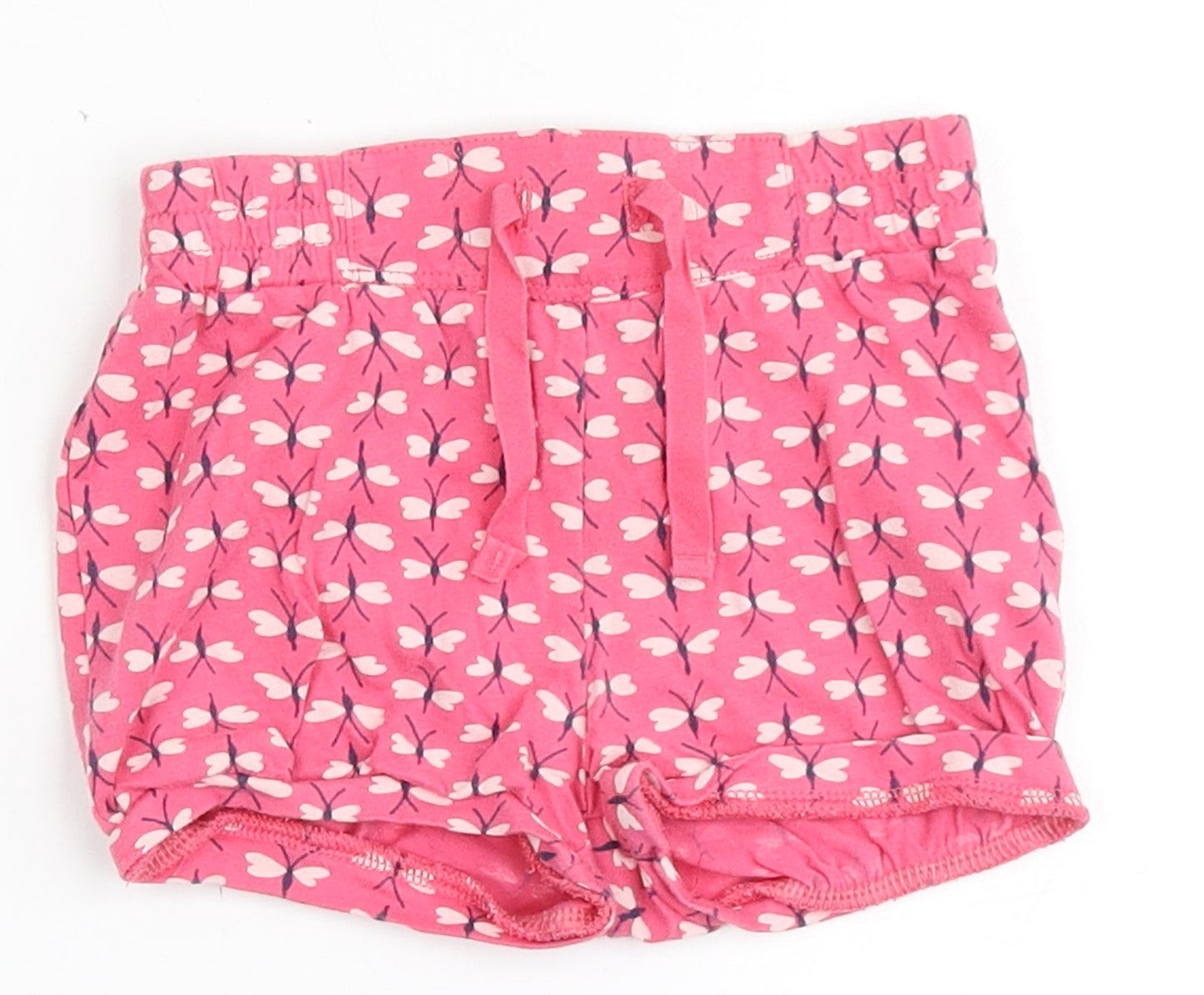 Baby Gap Boys Pink  100% Cotton Cropped Leggings Size 18-24 Months   - Shorts, Butterfly