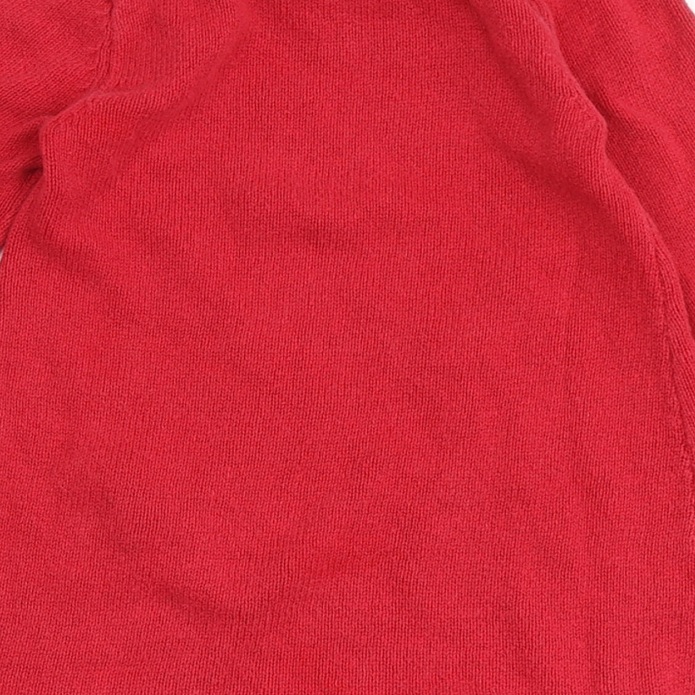 Good Lad Girls Red  Ramie A-Line  Size 6 Years  Round Neck  - Scottie Dog