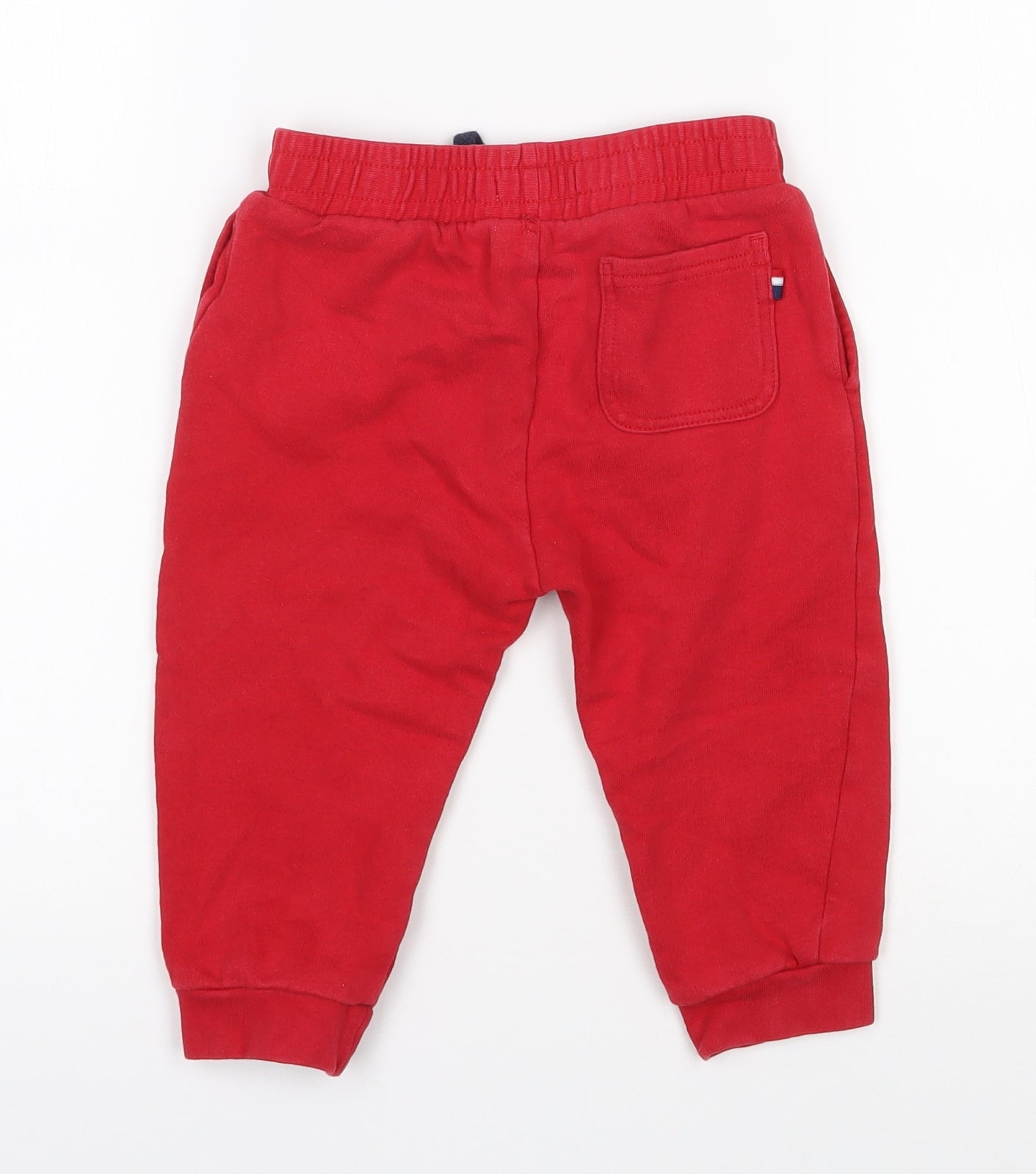 US Polo Assn. Boys Red  Cotton Jogger Trousers Size 3 Years  Regular Pullover