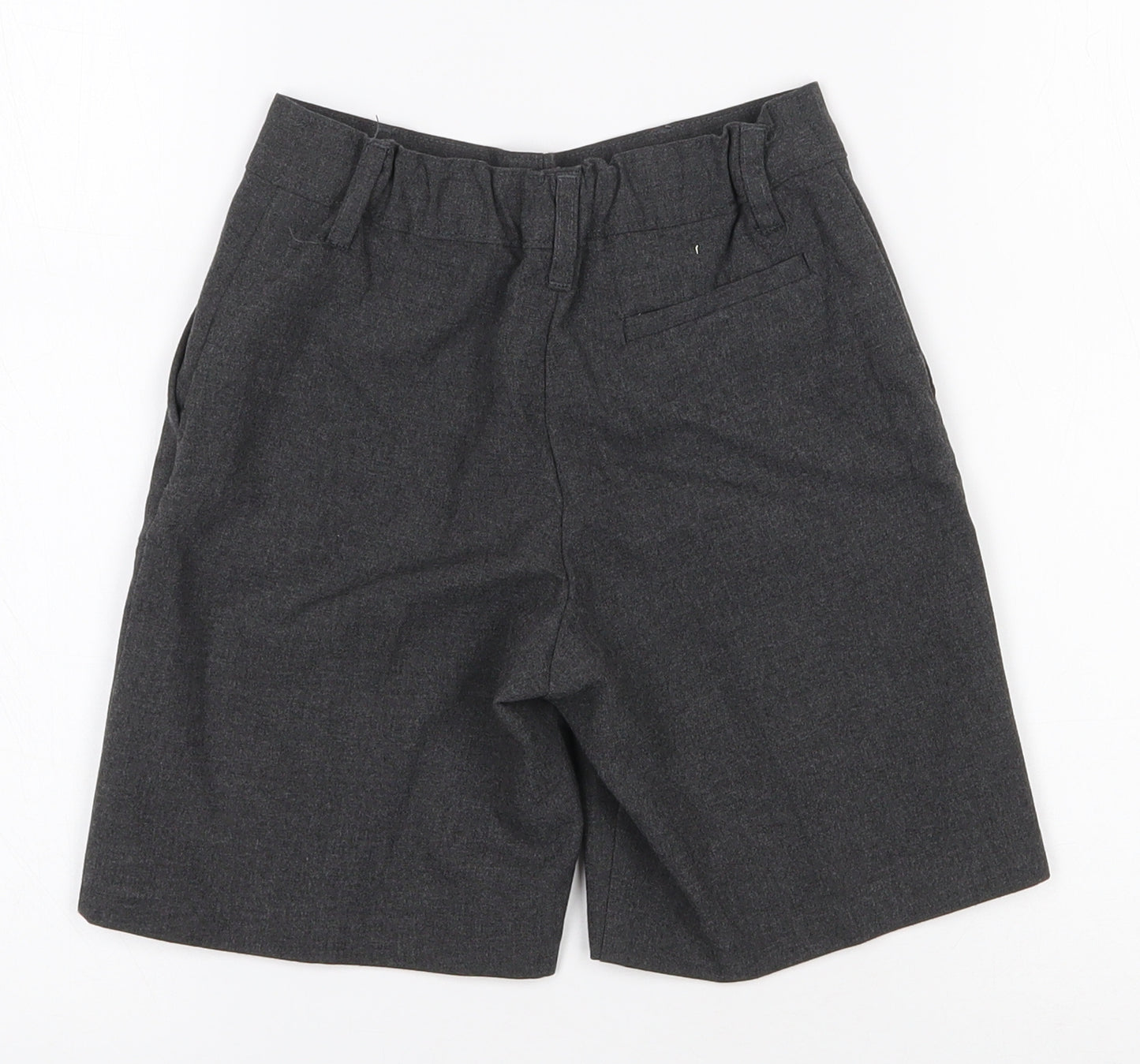 Marks and Spencer Boys Grey  Polyester Chino Shorts Size 5-6 Years  Regular