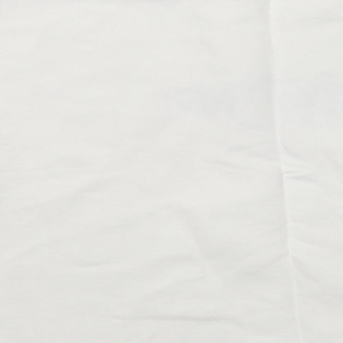 Divided by H&M Womens White Round Neck  Cotton Pullover Jumper Size XS   - Fresno California