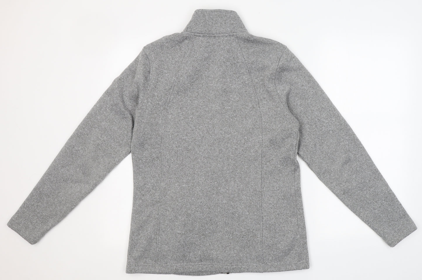 Merrell Womens Grey Collared  Polyester Full Zip Jumper Size M