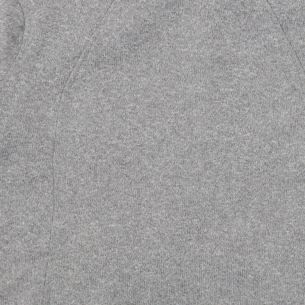 Merrell Womens Grey Collared  Polyester Full Zip Jumper Size M