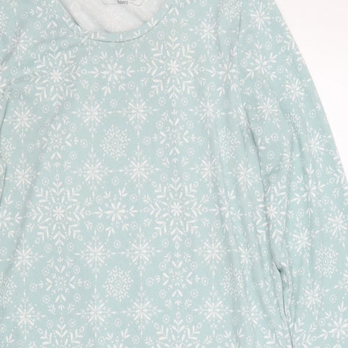 Dreams Womens Blue Floral Polyester Top Dress Size 12