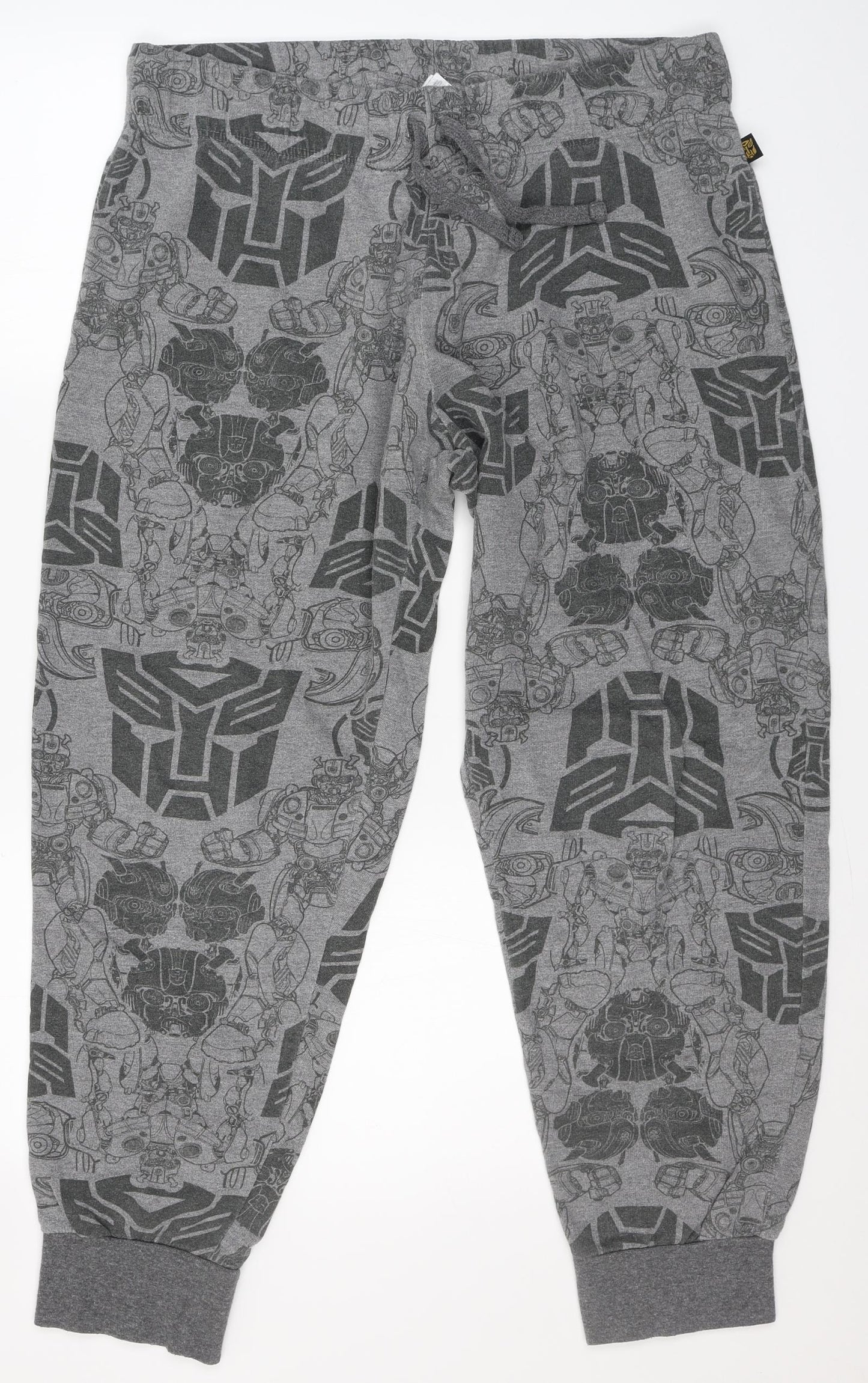 Bumble Bee Mens Grey  Cotton  Lounge Pants Size L   - Transformers