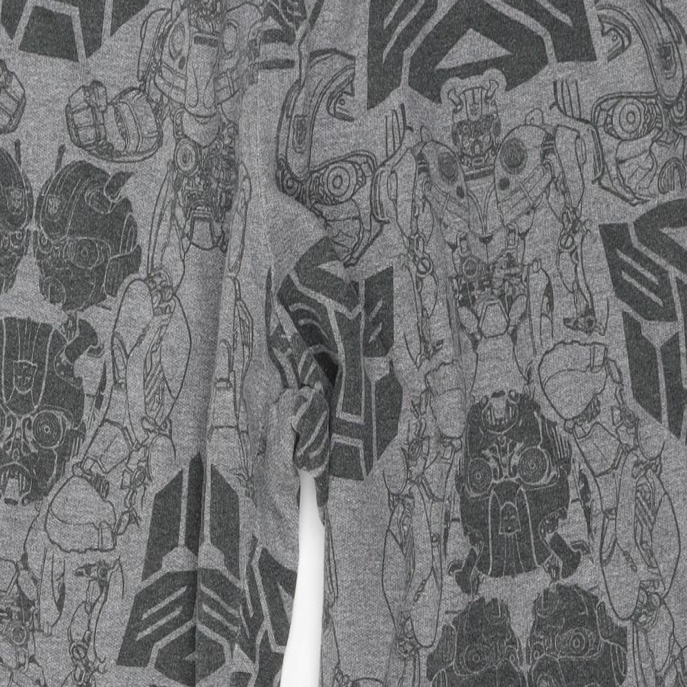 Bumble Bee Mens Grey  Cotton  Lounge Pants Size L   - Transformers