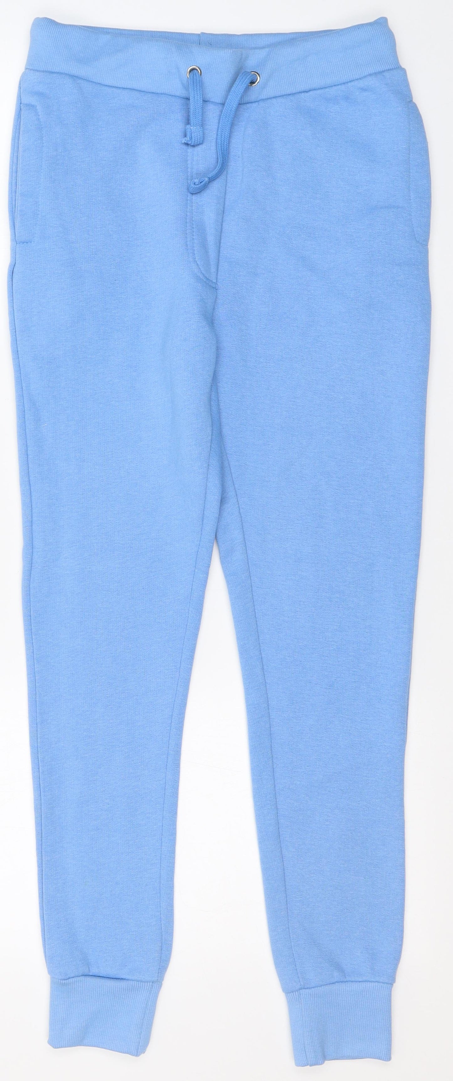 I SAW IT FIRST Womens Blue  Cotton Jogger Leggings Size 14 L26 in
