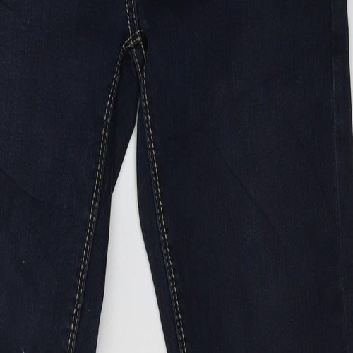 Here + There Girls Blue  Cotton Skinny Jeans Size 12-13 Years  Regular Zip