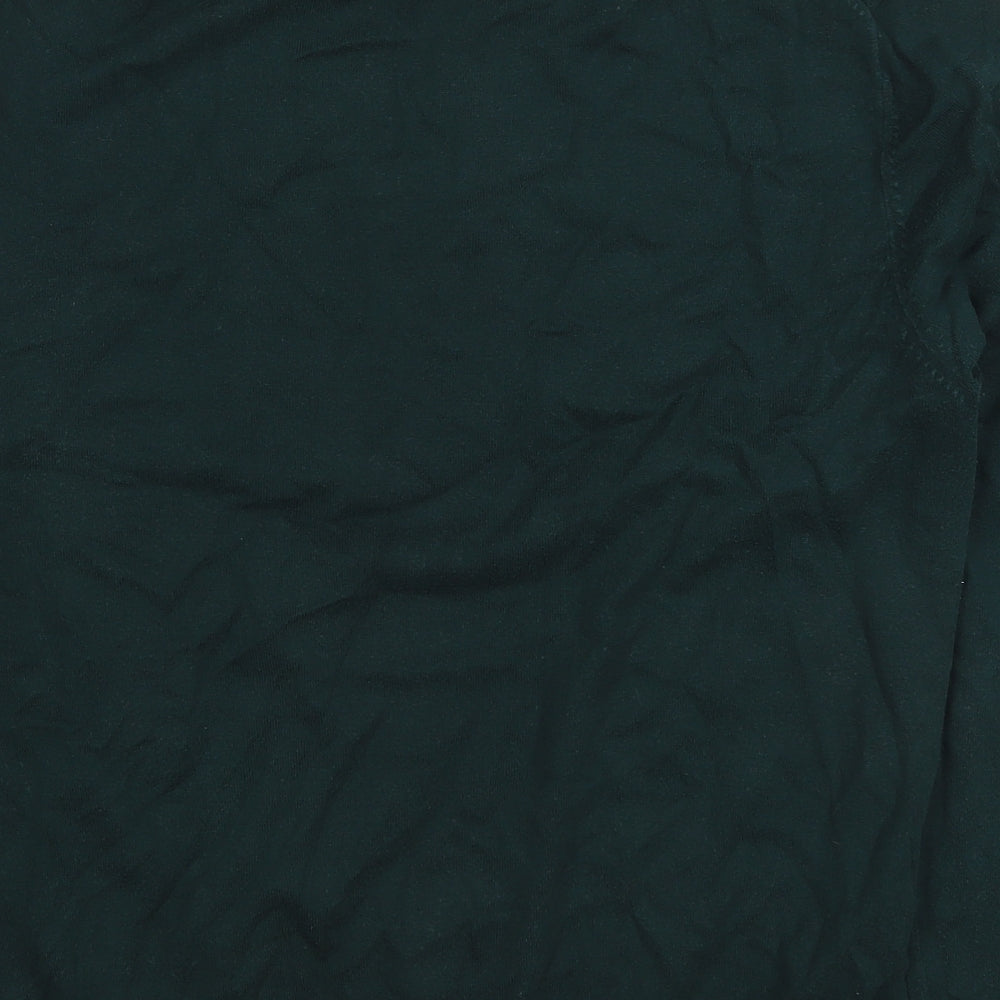 NEXT Mens Green Roll Neck  Cotton Pullover Jumper Size L