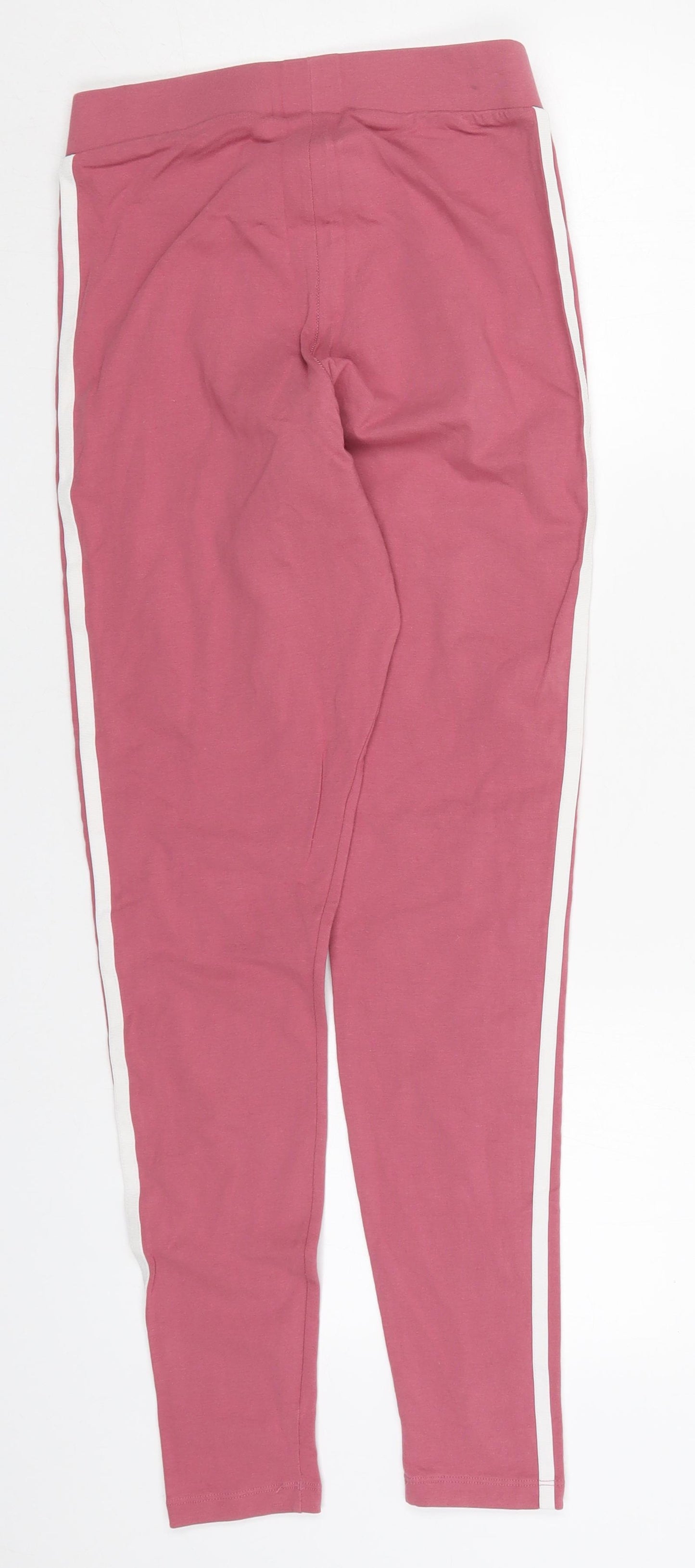 adidas Womens Pink  Cotton Carrot Leggings Size 10 L28 in