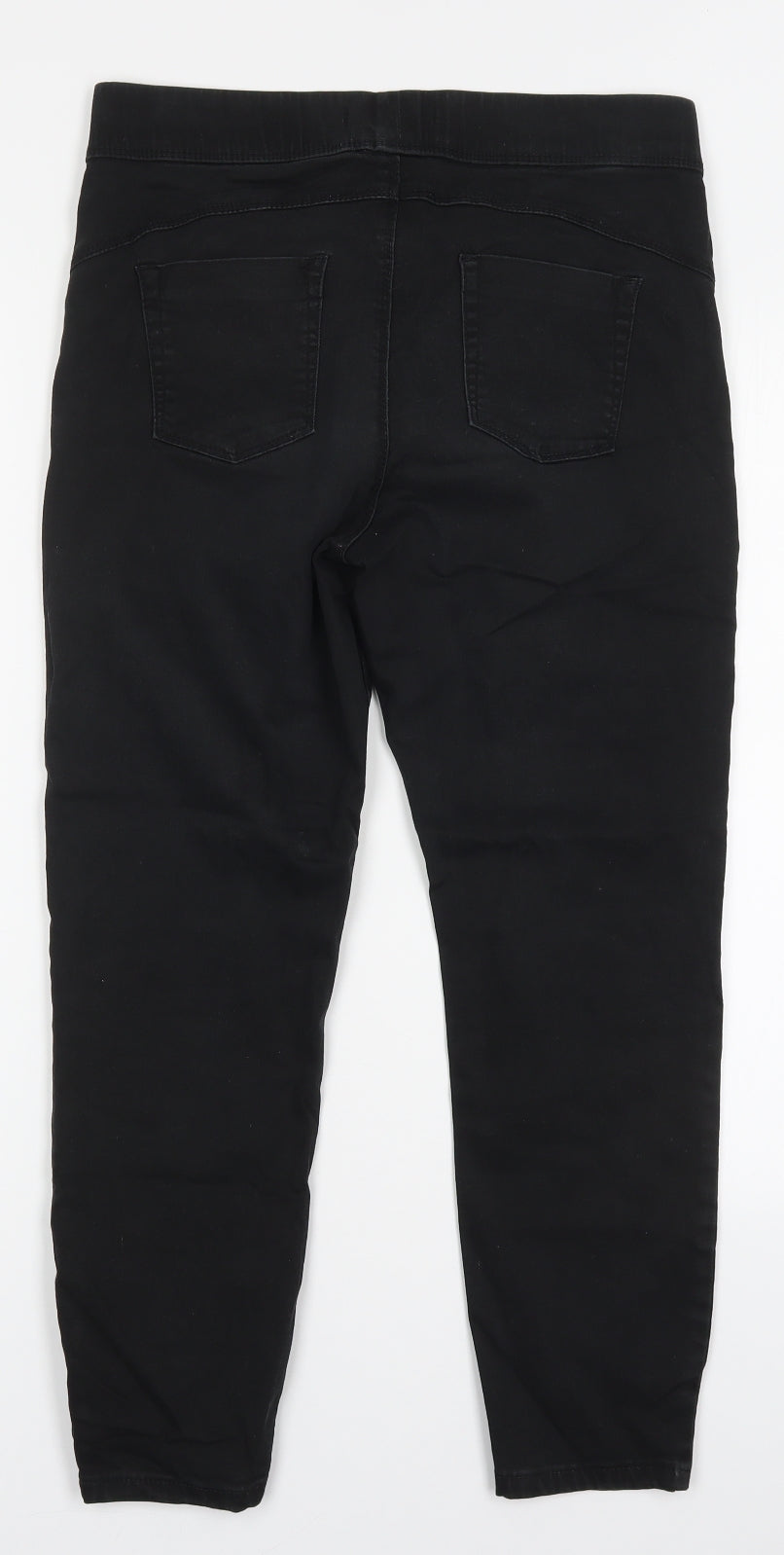 Denim Co Womens Black  Cotton Jegging Jeans Size 12 L25.5 in Regular