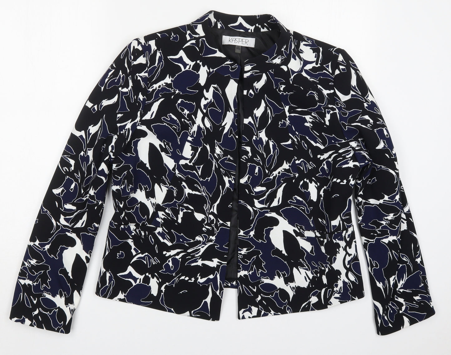 Kasper Womens Blue   Jacket  Size 12   - Abstract