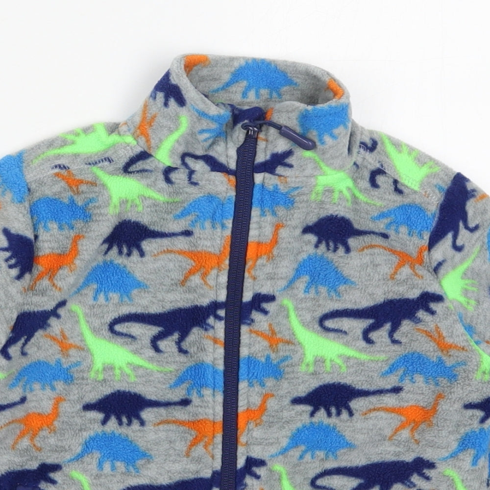 Primark Boys Multicoloured   Jacket  Size 5-6 Years  Zip - Dinosaurs