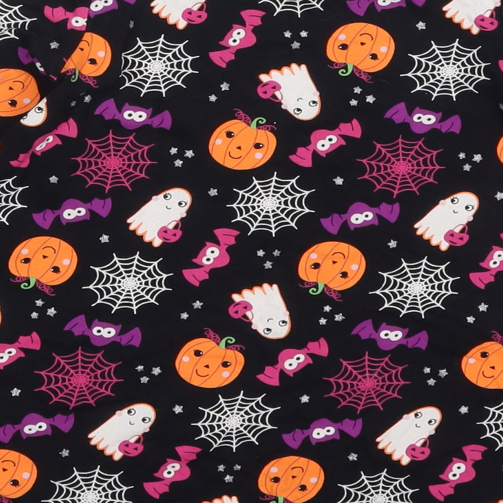 F&F Girls Multicoloured  Cotton A-Line  Size 3-4 Years  Crew Neck Pullover - Halloween Prints