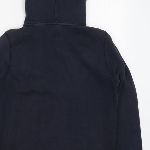 Jack Wills Womens Blue  Cotton Pullover Hoodie Size 14  Pullover
