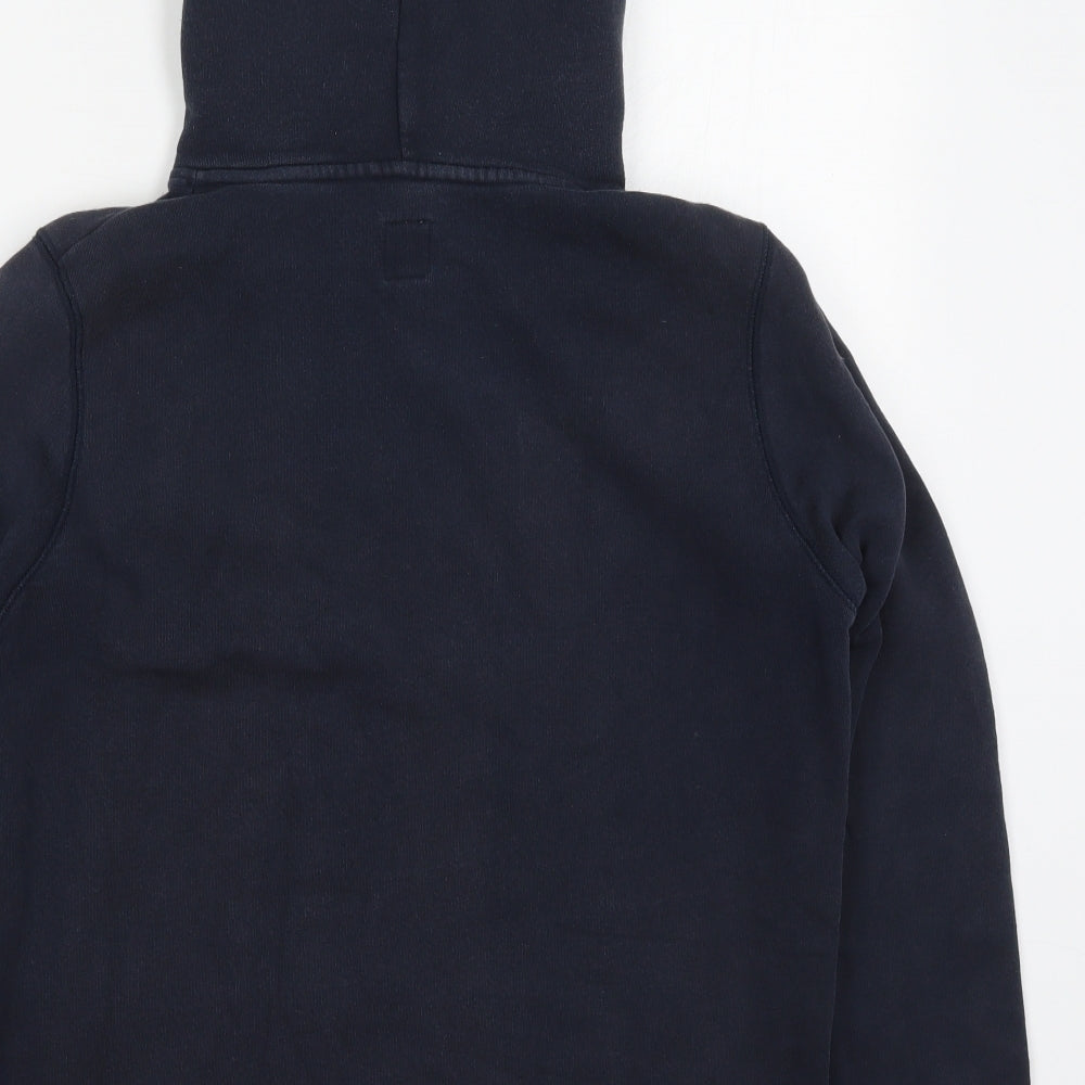 Jack Wills Womens Blue  Cotton Pullover Hoodie Size 14  Pullover