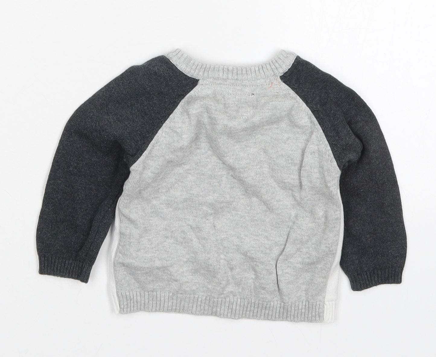 Early Days Baby Grey  Cotton Pullover Jumper Size 3-6 Months  Pullover - Panda