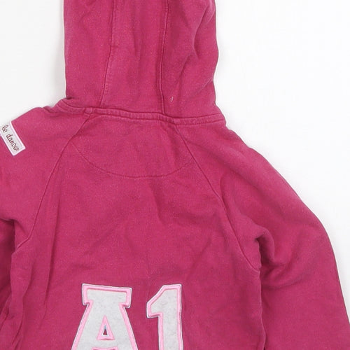 George Girls Pink   Jacket  Size 12-18 Months   Zip - A1 Girls Team