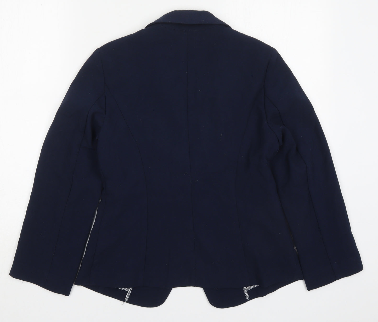 New Look Womens Blue  Polyester Jacket Blazer Size 10