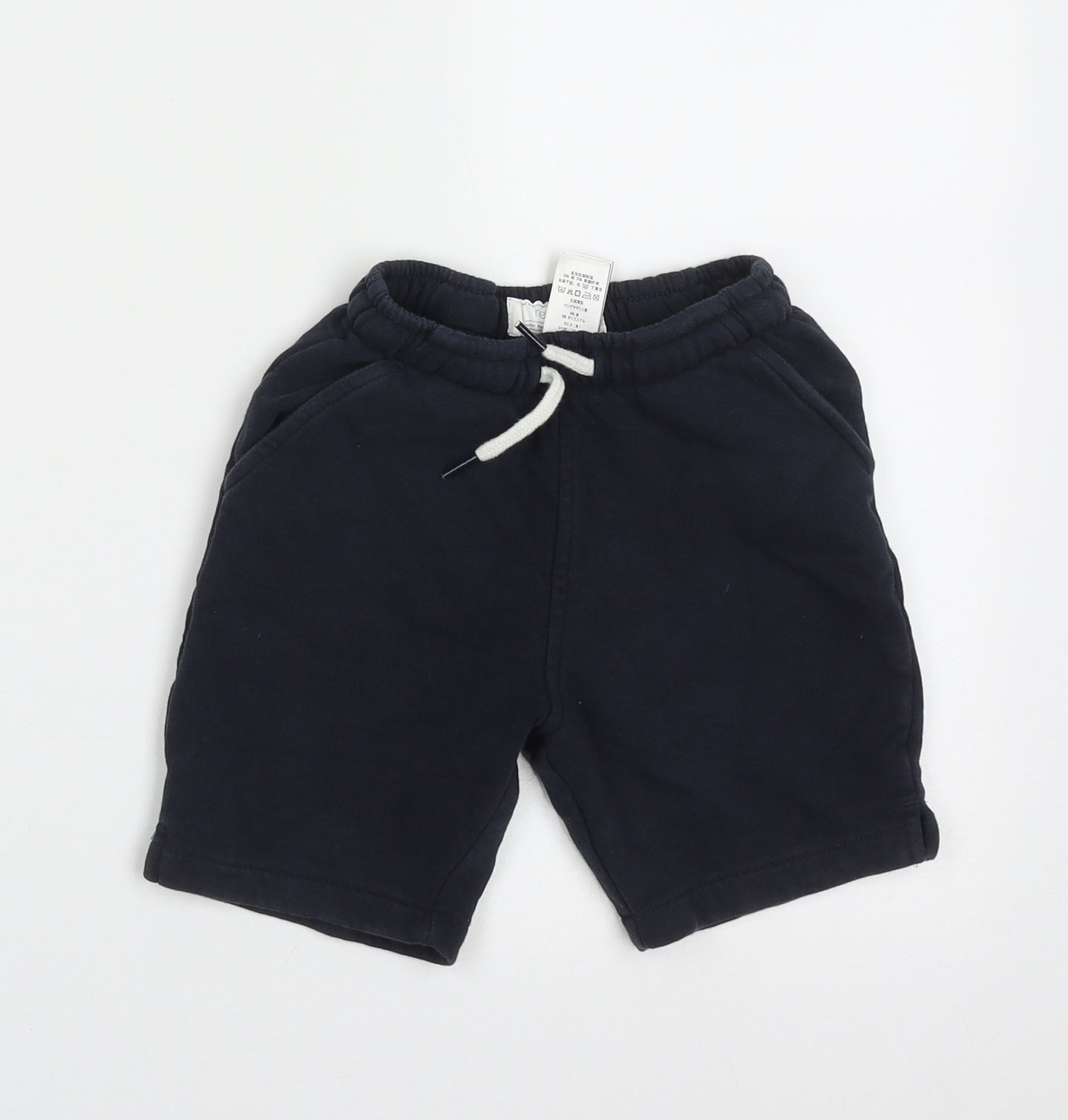 NEXT Boys Blue  Cotton Sweat Shorts Size 6 Years  Regular Tie