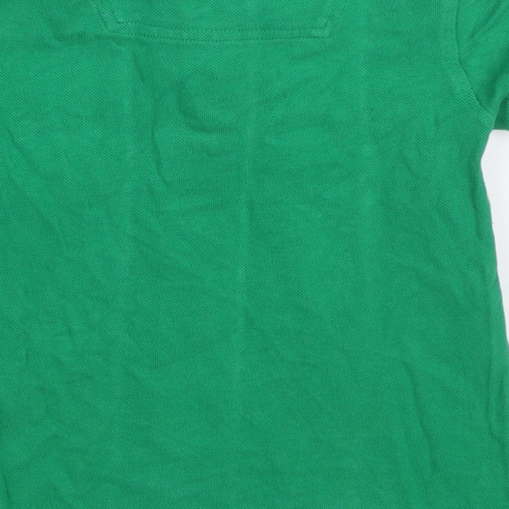 Ben Sherman Boys Green  Cotton Basic Polo Size 4-5 Years Collared Button