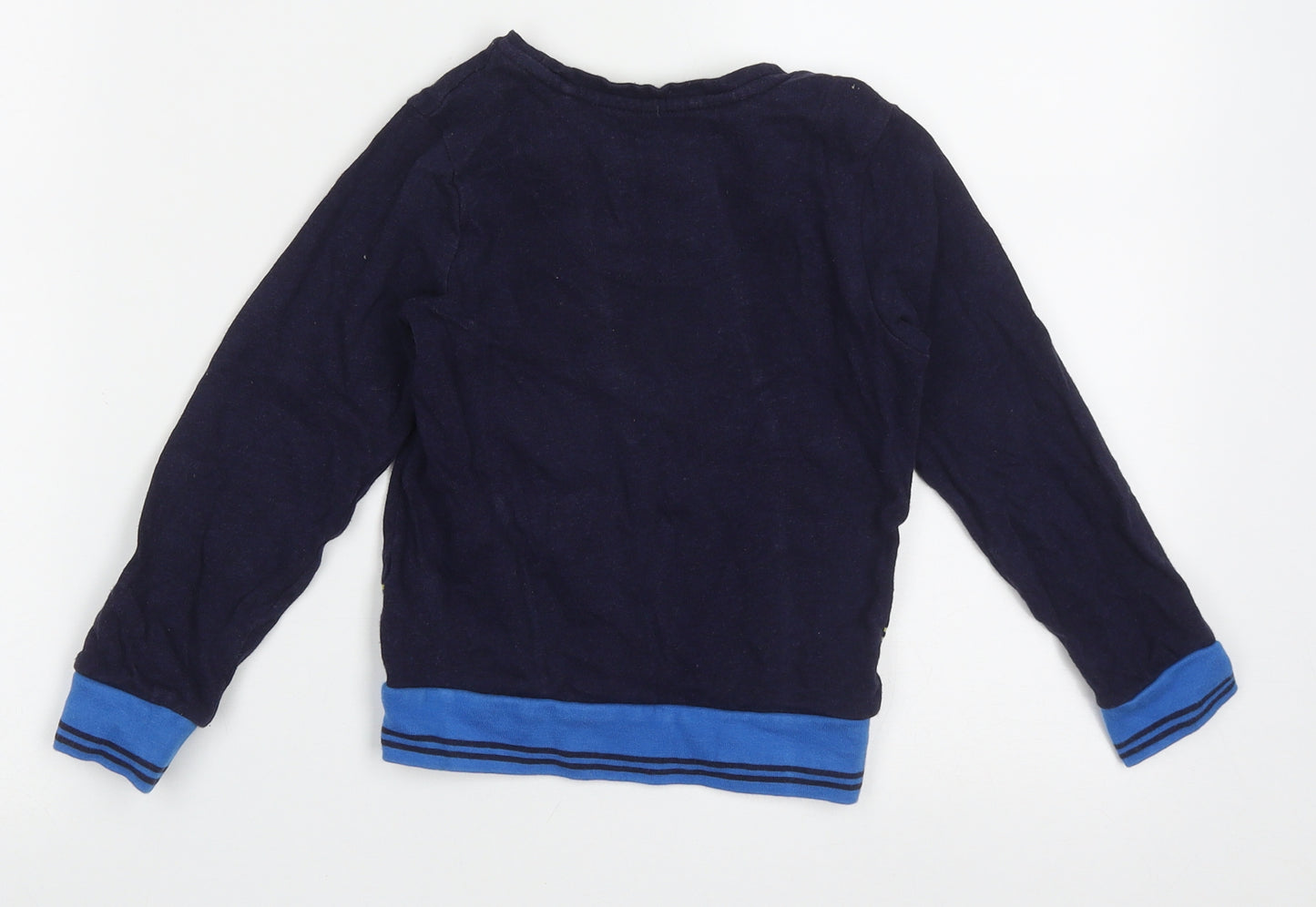 TU Boys Blue  Cotton  Pyjama Top Size 5-6 Years  Pullover - Stay Awesome