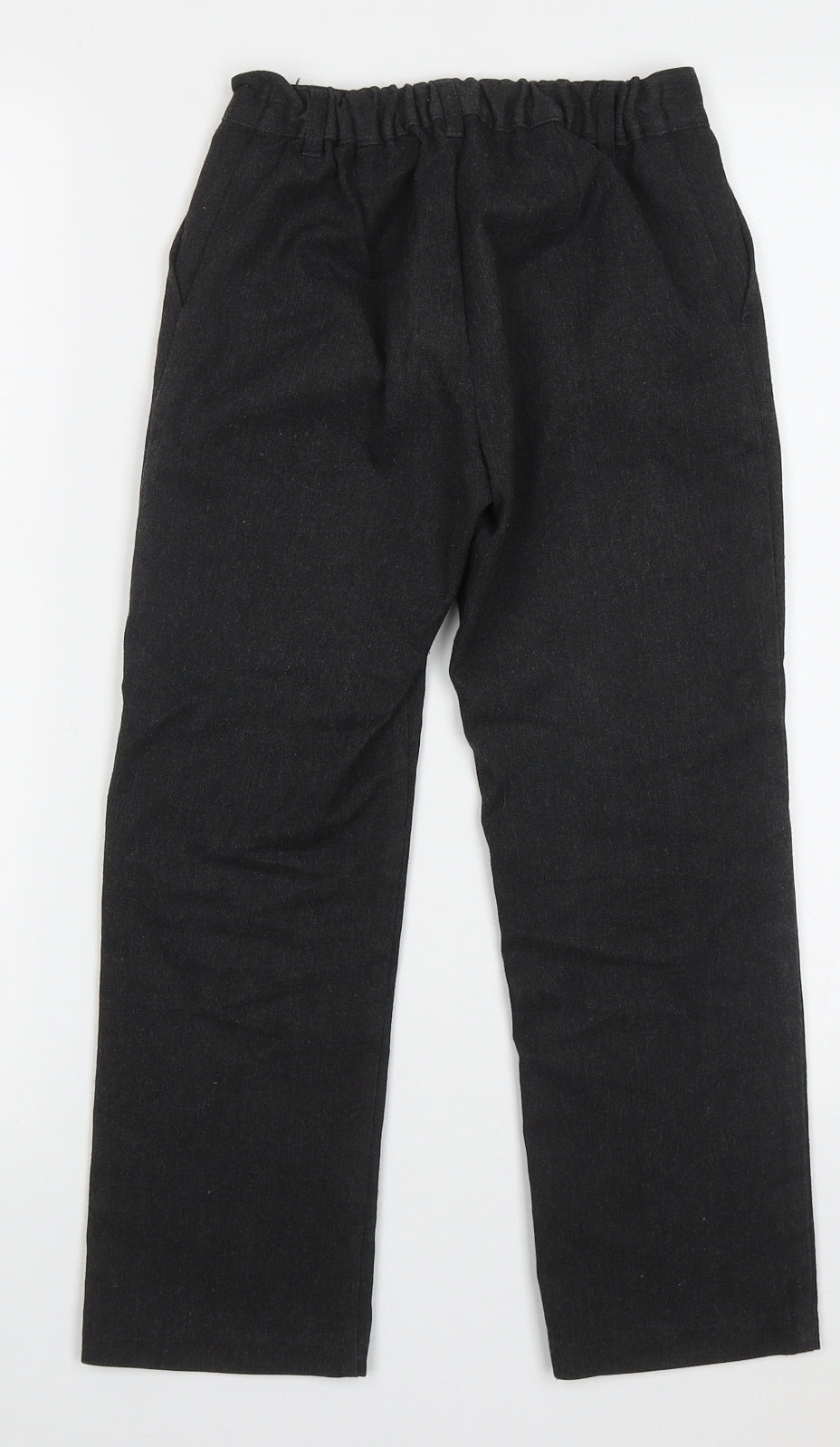 F&F Boys Grey  Polyester Capri Trousers Size 7-8 Years  Regular Hook & Eye - school Wear