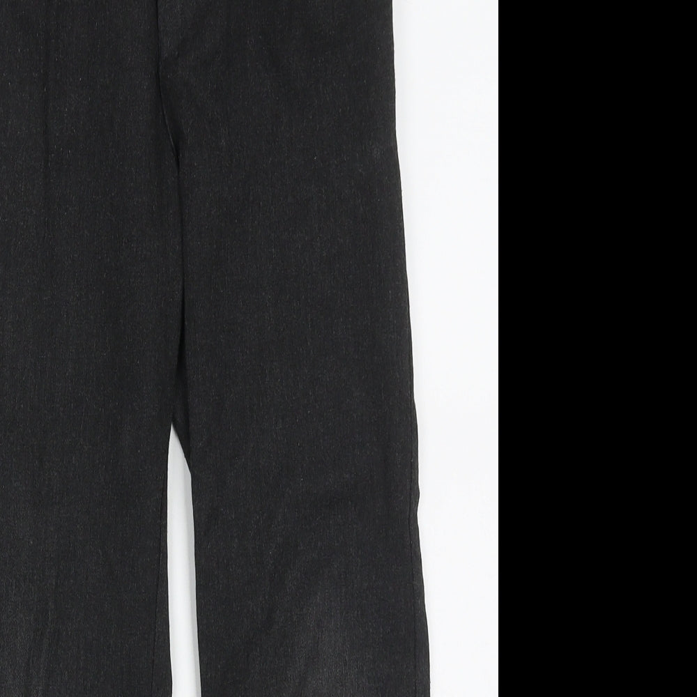 F&F Boys Grey  Polyester Capri Trousers Size 7-8 Years  Regular Hook & Eye - school Wear