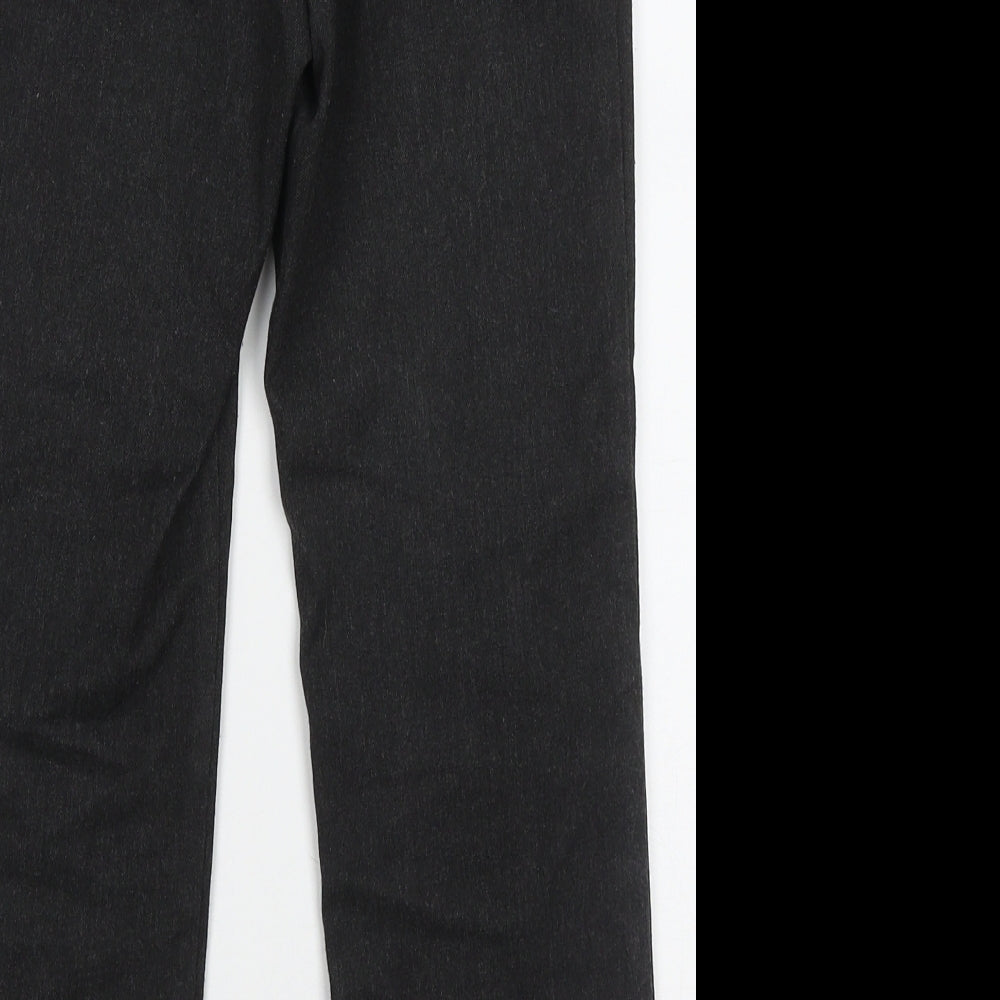 F&F Boys Grey  Polyester Capri Trousers Size 7-8 Years  Regular Hook & Eye - school Wear